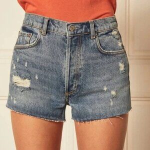 Boyish The Cody High Rise Jean Shorts Size 28